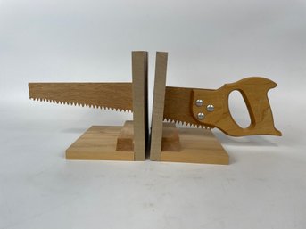 Wood Woodworking Bookends