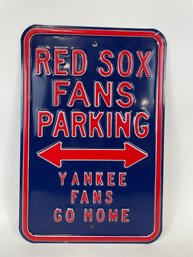 Red Sox Fans Parking Sign