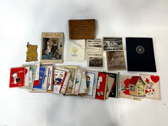 Vintage Ephemera And Postcard Lot