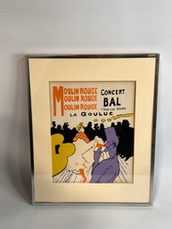 Framed Moulin Rouge Latrec Print