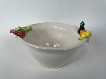 Vintage Vegetable Decorative Bowl