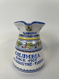 A.H. Puente Columbia Sangria Pitcher