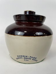 Durgin-Park-Market Lidded #3 Jar Advertising