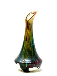 Vintage Mid Century Pottery Drip Vase
