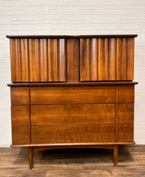 Mid Century Tall High Boy Dresser United Furniture