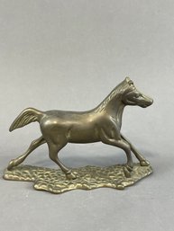 Mid 20th Century Brass Horse