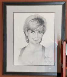 Signed/ Numbered Princess Diana Print