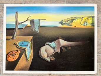 The Persistence Of Memory By Salvador Dali - Reproduction Print - As Is