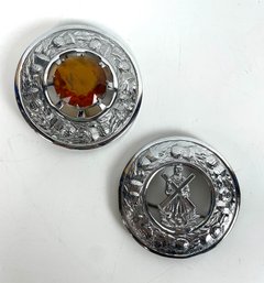 2 Vintage Scottish Shawl Pins