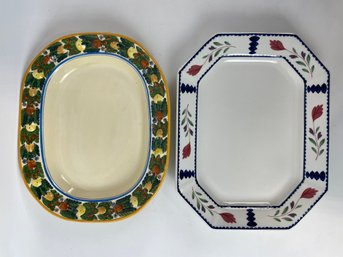 Lot Of 2 Royal Adams English Decorative Plates