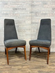Pair Of Adrian Pearsall Style Dining Chairs
