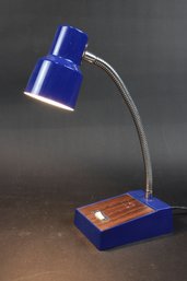 Vintage Desk LAmp In Blue