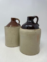 Lot Of 2 Stoneware Jugs