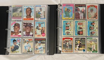 2 Binders Of Vintage And Modern Baseball Cards W/ Autographed Photos