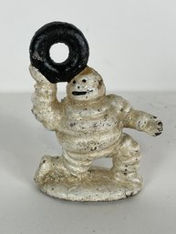 Cast Iron Michelin Man Figure Paperweight