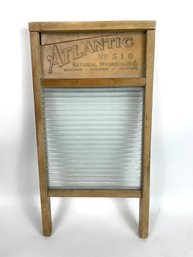 Vintage Atlantic Glass Washboard - No 510