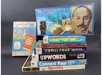 Vintage Board Game Lot Brass Monkey And More!!