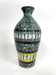 Vintage Studio Pottery Vase - Made In Italy