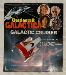 Vintage Battlestar Galactica Cruiser Toy Mint On Cards