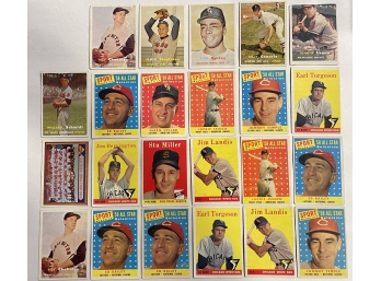 Huge Lot Of Vintage 1950s Baseball Cards (5)