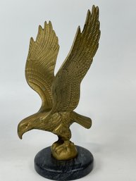 Large Brass Eagle Figurine