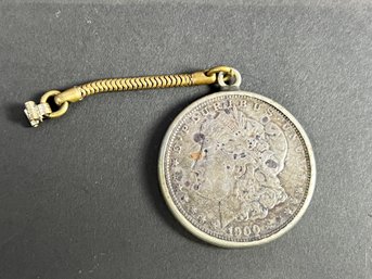 1900 Morgan Dollar Keychain Authentic Coin
