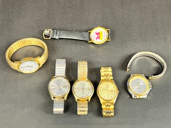 Collection Of Mens Watches Including Timex, Seiko And More