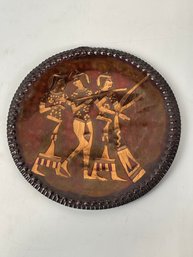 Decorative Egyptian Plate Copper