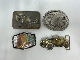 Lot Of Belt Buckles