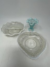 Clear Hobnail Lot