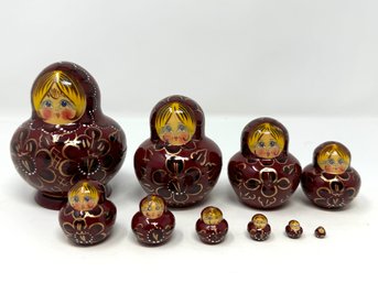 Matryoshka Russian Nesting Dolls Hand Painted