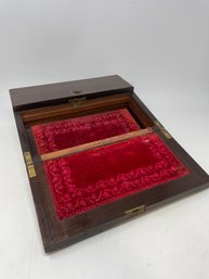 Antique Mahogany Travel Desk