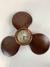 Vintage Wooden Propellor Clock