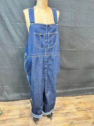 Vintage Mens Denim Overalls By Sears/roebuck