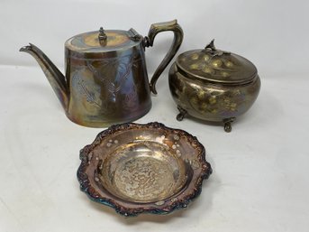 Vintage Silverplate Lot