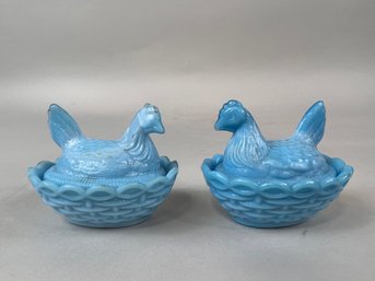 Miniature Covered Hen Dishes
