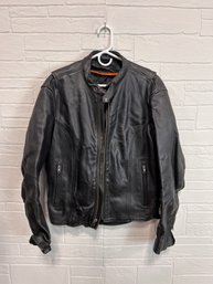 Mens Leather Jacket Size Small