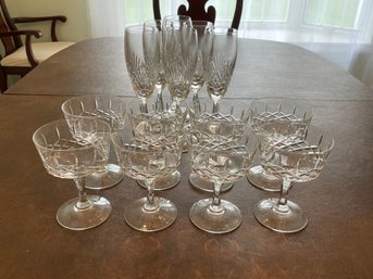 Vintage Crystal Stemware Lot