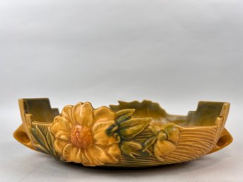 Roseville Pottery Peony Bowl Console