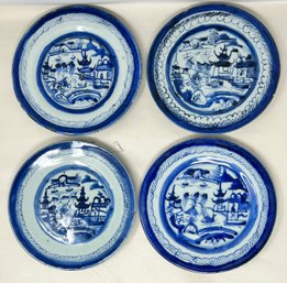 Collection Of (4) Canton Plates