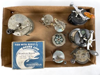 Group Of Vintage Fishing Reels