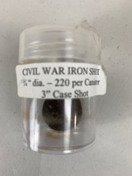 Civil War Iron Shot