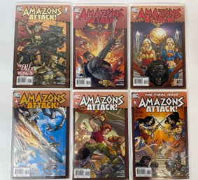 Amazons Attack Lot Of Six Comics (SK-2)