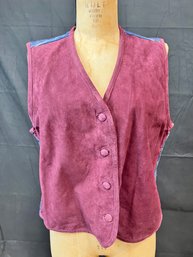 Vintage 90s Arizona Brand Suede Vest - New With Tags - Large