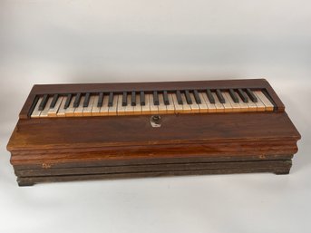 Antique Rosewood Lap Organ Made By D. B. Bartlet