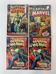 Captain Marvel Lot Of Comics (SK-8)