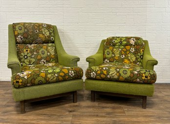 Pair Of Vintage Armchairs