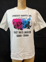 GAY 90s Again Party Tshirt Size Large
