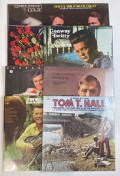 Lot Of (8) Factory Sealed Original Pressing Country LPs
