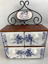 Four Drawer Decorative Cabinet